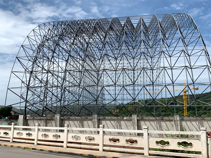 昭通山寨矿储煤棚网架